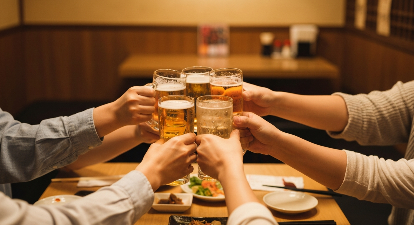 懇親会の乾杯（サンプル）
